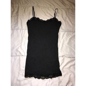 Aeropostale Black Lace Accented Cami